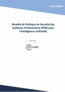 Télécharger notre modèle de PSSI-IA adaptée pour l'intelligence artificielle