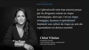 Chloé Viletier Parole d'experte cyber culture cybersécurité